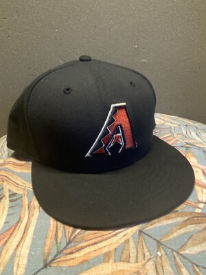 Aus 2006 New Era MLB Cap 59 Fifty fitted Arizona Diamondbacks 7 3/8 58.7 Schwarz
