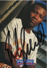 RICKY SANDERS WASHINGTON REDSKINS 2X SUPER BOWL CHAMP SIGNED FOOTBALL CARD