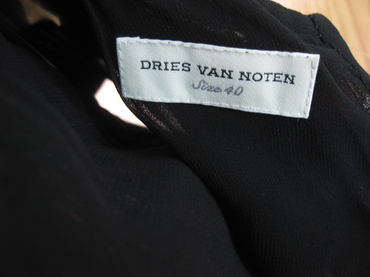$1375 Dries Van Noten Asymmetric Irregular Layered Tiers