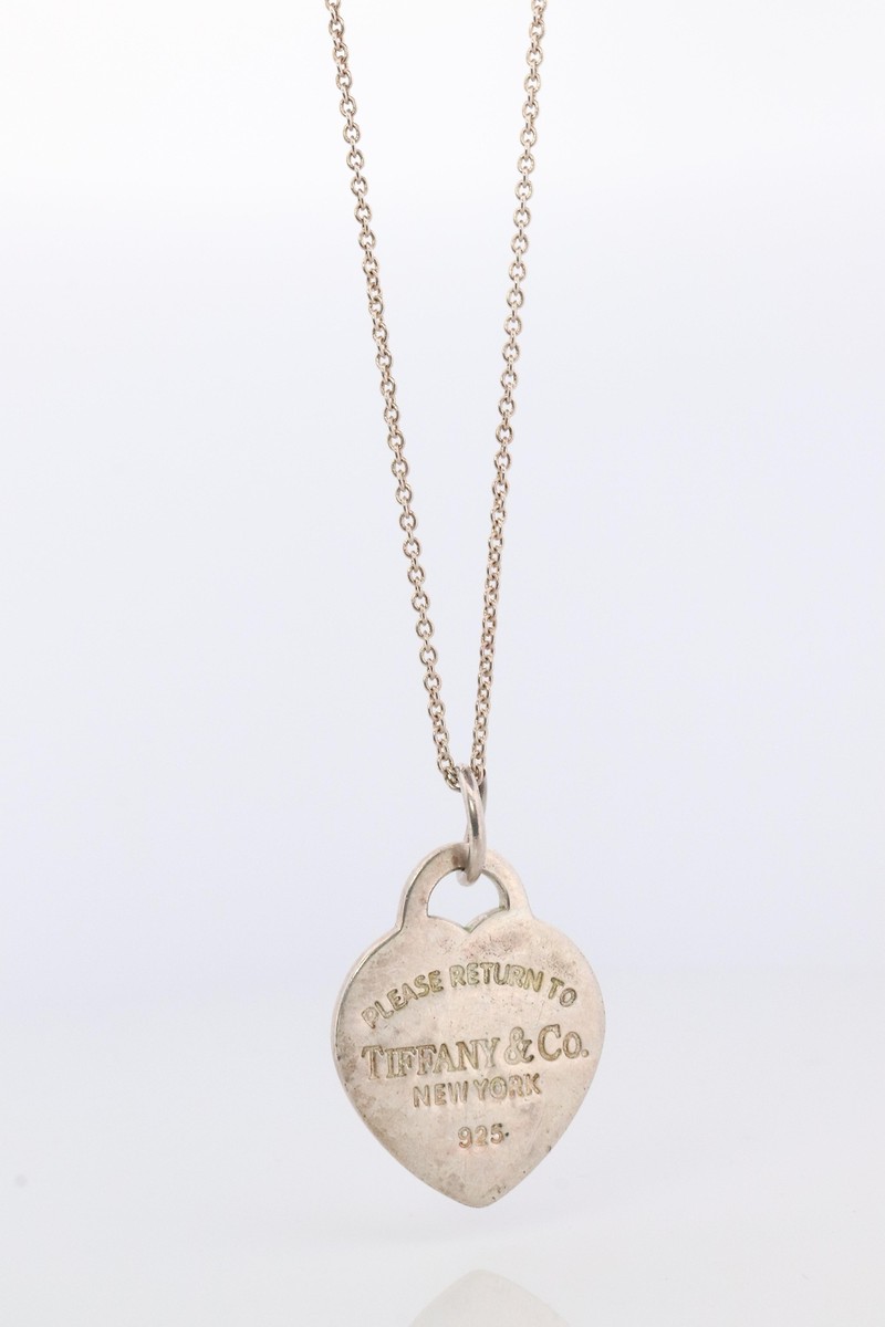 Tiffany and Co Heart Pendant. Please Return to Tiffany Heart
