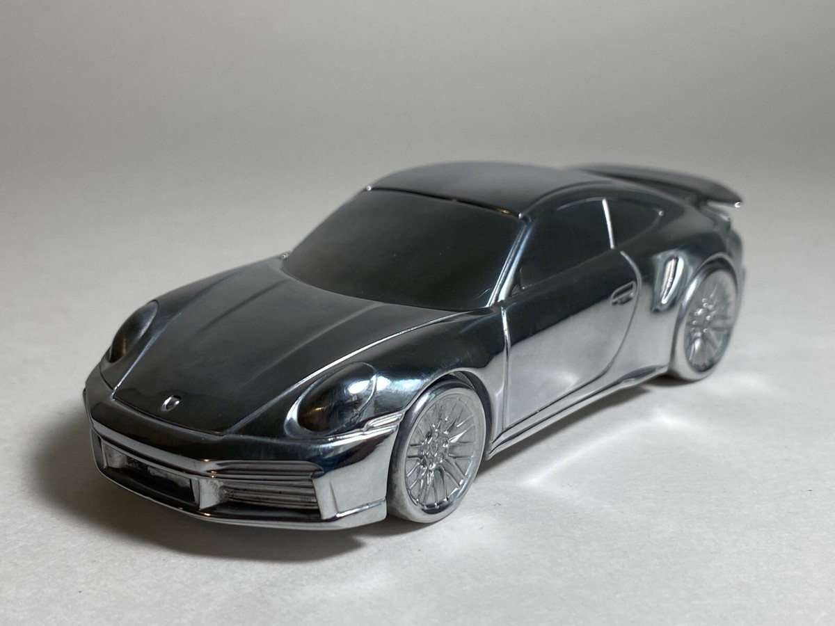 Porsche 911 Turbo Aluminum Paperweight Genuine - Rare - Fast