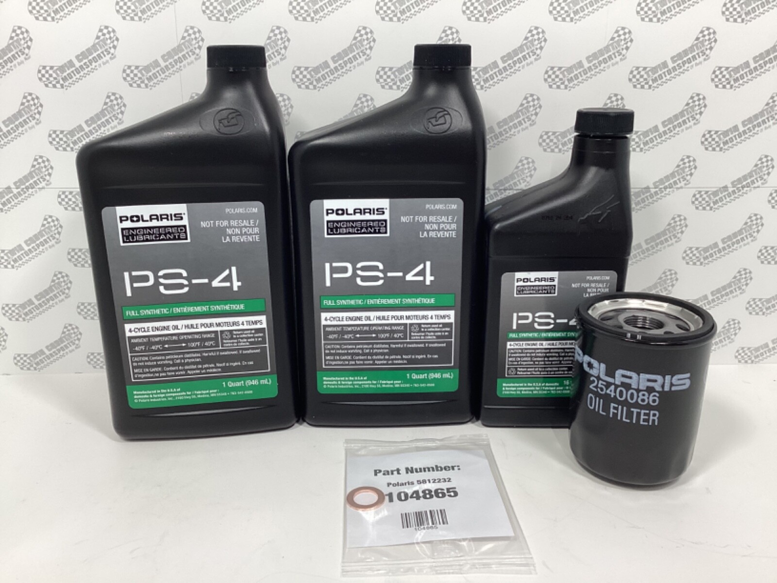 Polaris Ranger XP1000 Service Kit - Oil Change/Air Filter 2018-2024  PSK-12RG