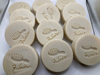 Homemade AMLA Fruit Oil Solid Shampoo Bars For Curly Hair, LOT 1 Bar With Tin
