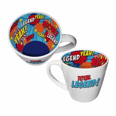 Keramiktasse Comic Two Up Two Down Inside Out Total Legend Cartoon Geschenkidee