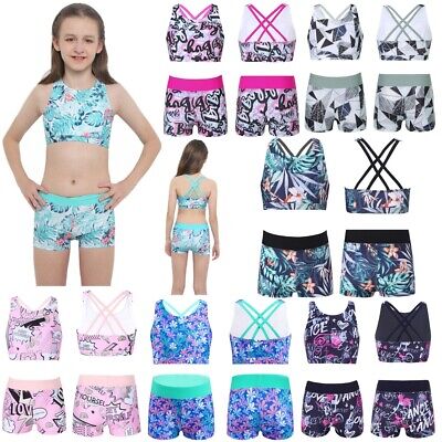 Two Piece Swimsuits For Women Athletic Tankini Top With Boy Shorts