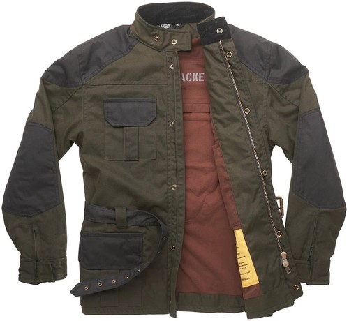 Chaqueta de cera impermeable para moto Fuel Bunker - Imagen 3 de 3