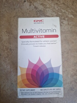 GNC Women's ACTIVE Multivitamin-Timed Release-EXP 1/25 180 Ct. #892