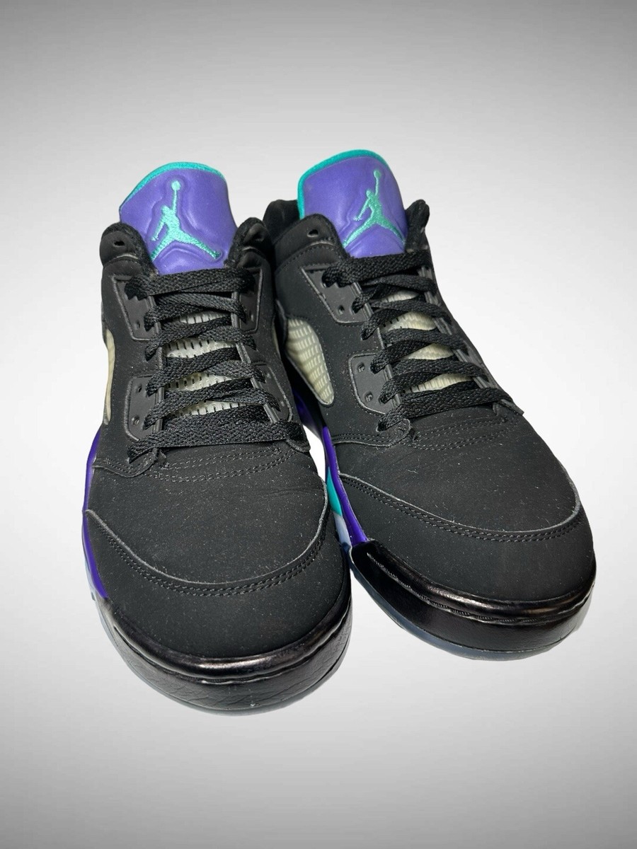 NIKE Air Jordan 5 V Low Golf Black Grape CU4523 001 Men's NIKE Air Jordan 5 V Low Golf Black Grape CU4523 001 Men's