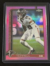 Topps Chrome Pink A.J. Terrell Atlanta Falcons CB /250 Serial Numbered