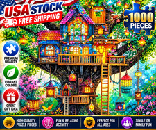 500 Piece Treehouse Jigsaw Puzzle for Adults Fantasy Escape 20.5x15