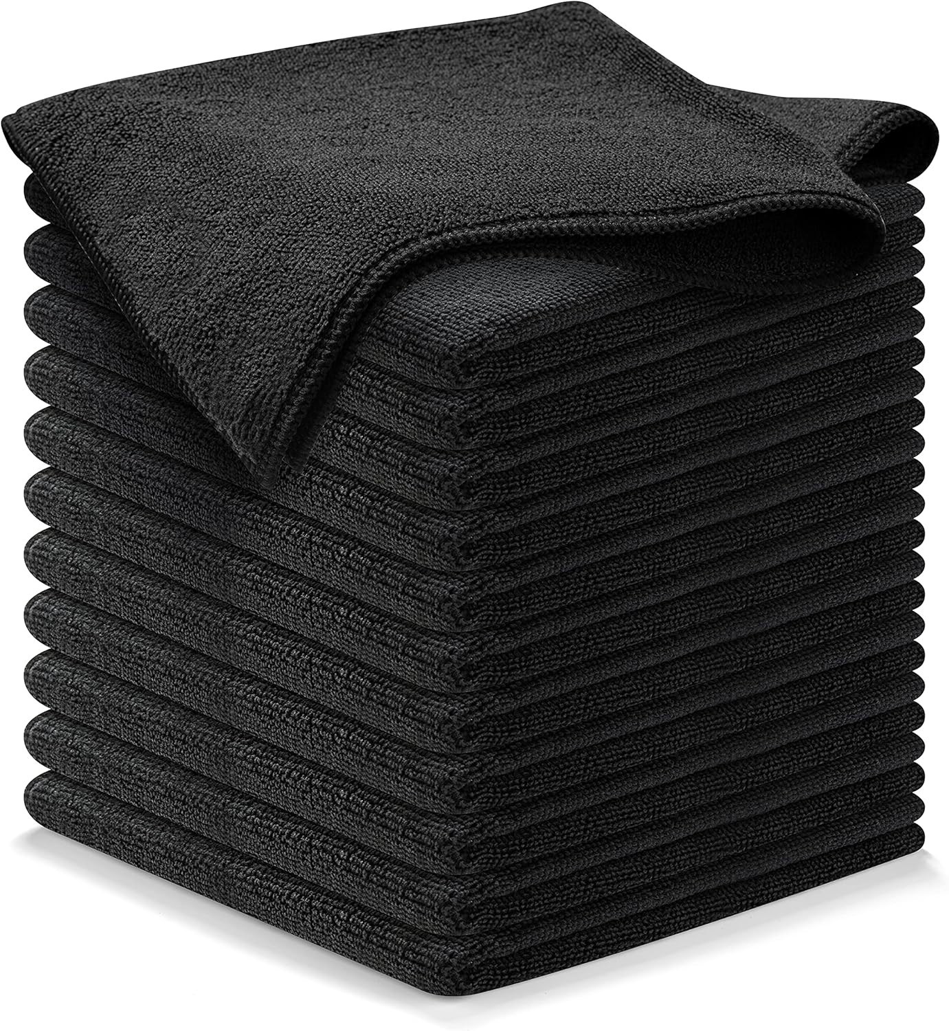 Microfiber Cleaning Cloth - 12Pcs 12.5x12.5 inch High Performance - 1200 Wash...