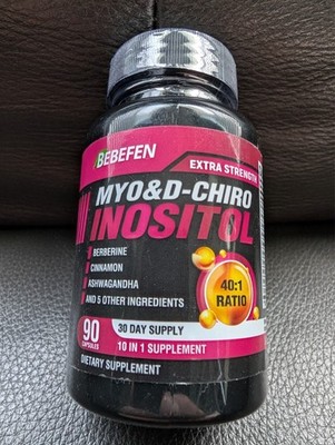 Inositol Supplement for Women - Myo-Inositol & D-Chiro Inositol Ideal 40:1 Ratio