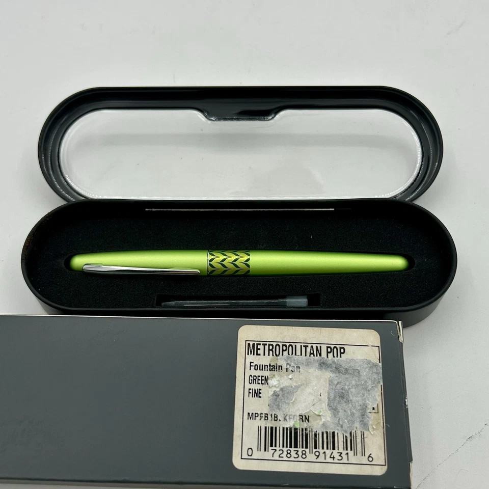 Pluma Estilográfica Pilot Colección Metropolitana Acento Verde  Foto 2 de 4