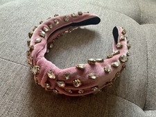 Unbranded Jeweled Knotted Headband Crystal