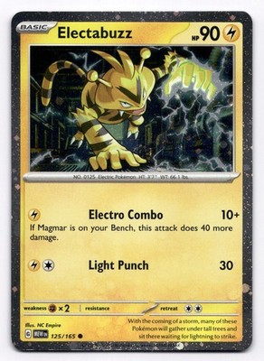 Electabuzz - (Cosmos Holo) Miscellaneous Cards & Products - Pokemon NM 125/165