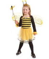 Ballerina Bee Costume, Tutu Dress with Wing Accessories, perfect for Dress Up