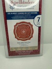 Spellbinders Nestabilites 7 Die Cuts Gold Label Thirty-Four Retired S4-424 NEW