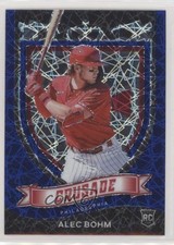 2021 Panini Chronicles Crusade Blue Velocity Prizm Alec Bohm #23 0nu1