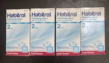 Habitrol Nicotine Gum 2mg Fruit Flavor 4 Boxes/384 Pieces - Exp 2027