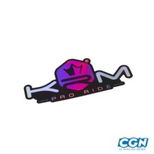 AUTOCOLLANT KRM PRO RIDE HOLOGRAPHIQUE VIOLET