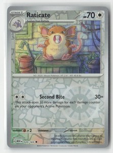 Raticate 020/165 Reverse Holo Scarlet & Violet 151