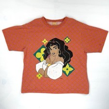 Vtg 90'S Disney Hunchback Of Notre Dame Esmeralda AOP Youth XL