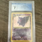 Pokémon Gengar Fossil Unlimited Holo Rare CGC 7 Graded Card 5/62 1999