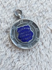 STERLING SILVER BECKENHAM AMATEUR FOOTBALL LEAGUE FOB. 1938-9. 13g +