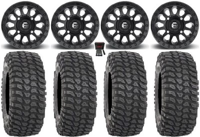 Fuel Vector MB 14'' Wheels 30'' XCR350 Tires Can-Am Commander Maverick