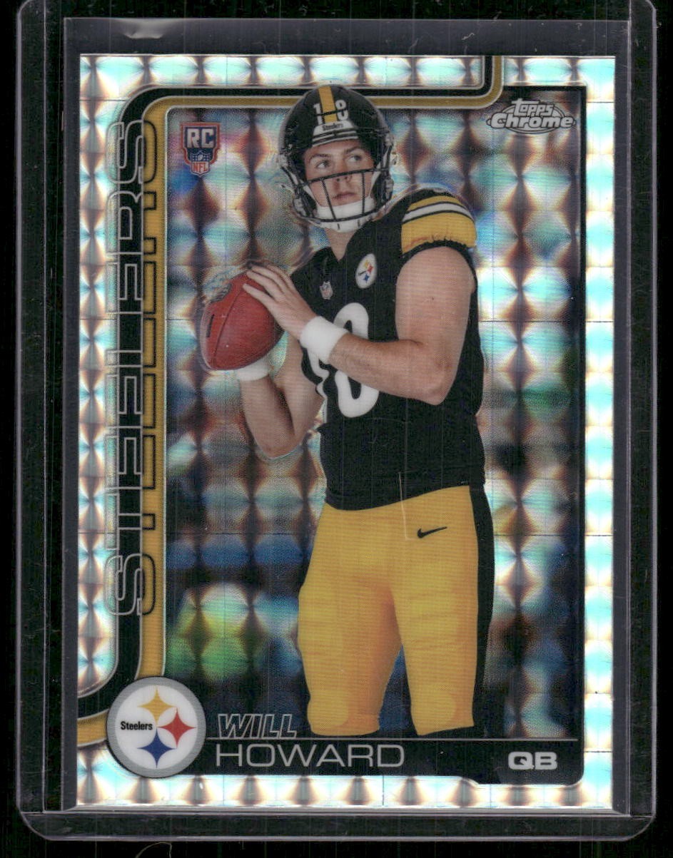 2025 Topps Chrome #321 Will Howard Topps Geometric Refractor