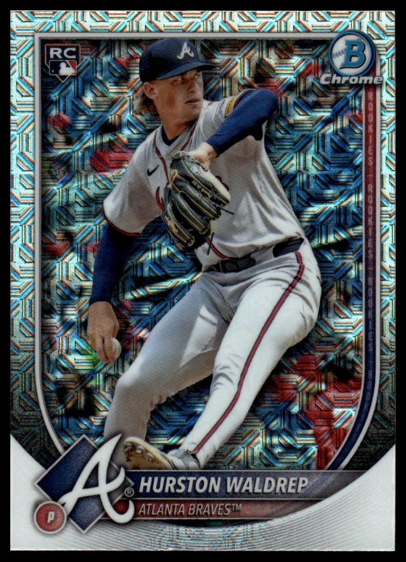 2025 Bowman #61 Hurston Waldrep Chrome Mojo Refractor