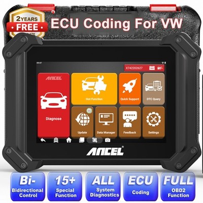 Full System Bidirectional Diagnostic Tool Car OBD2 Scanner Active Test ABS Bleed