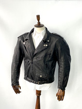 Vintage Men's DAINESE Leather Biker 90s Motorcycle Bomber Jacket Coat SZ L EU 52