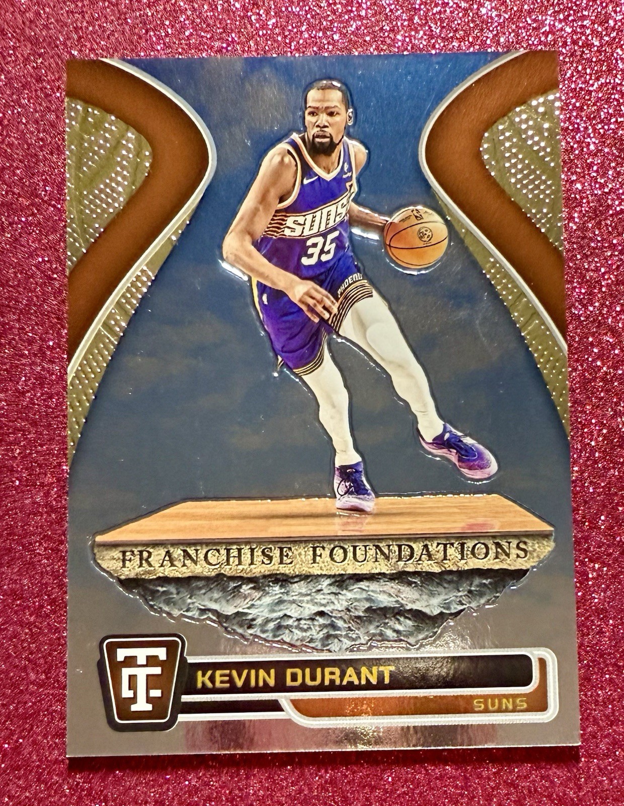 2024-25 Totally Certified KEVIN DURANT Franchise Foundations #15 Mirror 066/249