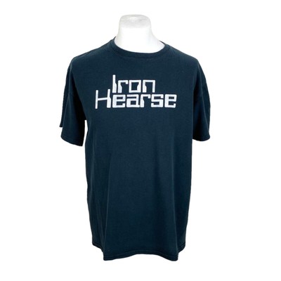 Iron Hearse T-Shirt Large Black Band T Shirt Metal Band Tee Oversized