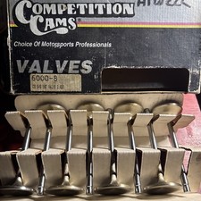 8 Vtg Rare Comp Cams Ss Chev 265-400 Small Block Intake Valves 2.020 6000-8