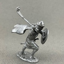 Saracen Knight miniature 54 mm, Medieval tin soldier, Highly detailed figure