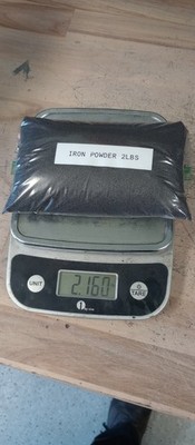 Foundry Grade Iron Oxide Powder 85-95% Pure 30 Mesh 2 Lbs