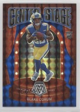 2024 Panini Mosaic Center Stage Blue Mosaic Prizm 8/99 Blake Corum #13 1j5e