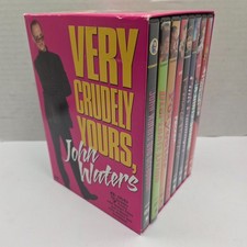John Waters, Very Crudely Yours Dvd Collection - 8 DVD Box Set Complete OOP