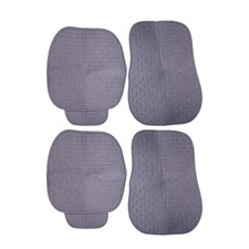 2set Universal Auto Vorne Sitzkissen Sitzbezüge Sitzauflage Sitzmatte Grau