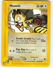Meowth - 121/165 Expedition Base Set - Pokémon TCG - 2002