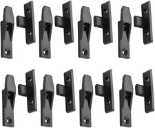 8 Sets ABS Plastic Furniture Suspension Fitting Quick Panel Joint Bracket