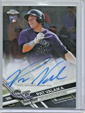 Pat Valaika 2017 Topps Chrome Autograph Rookie