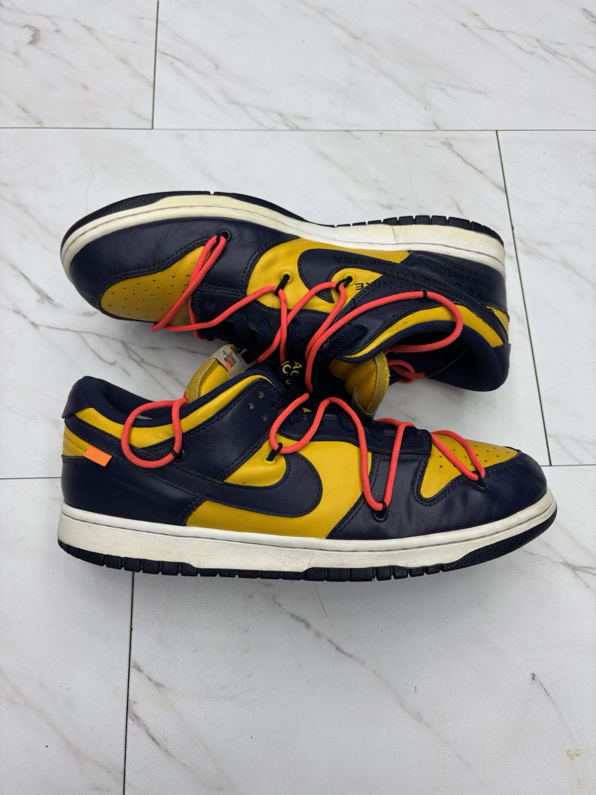 OFF WHITE X NIKE Taglia 11.5 Nike Dunk Low x OFF WHITE University G 2019