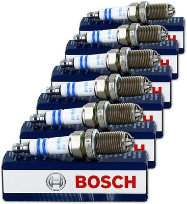 6PC for BMW Spark Plugs Bosch Platinum+4 Factory High Power Set E39/E46-M54 NEW