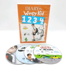 Diary of a Wimpy Kid 1, 2, 3, & 4 (DVD, 2017) Roderick Rules Dog Days Long Haul