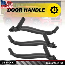 3PCS Car Interior Inner Door Pull Handle For BMW X5 X6 F15 F16 2014-2019 Black