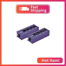 HOZIBING 4-Channel 3-Pin Multi Network Audio Extender, 6.35mm TRS  Male to RJ45