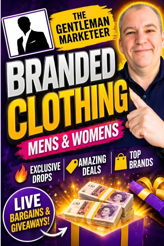 eBay Live Tuesday # Branded Mens @ Womens Show Clothing